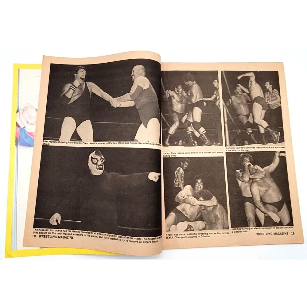 WRESTLING NEWS WRESTLING DEC 1981 KERRY VON ERICH RICK MARTEL RAY STEVENS‎